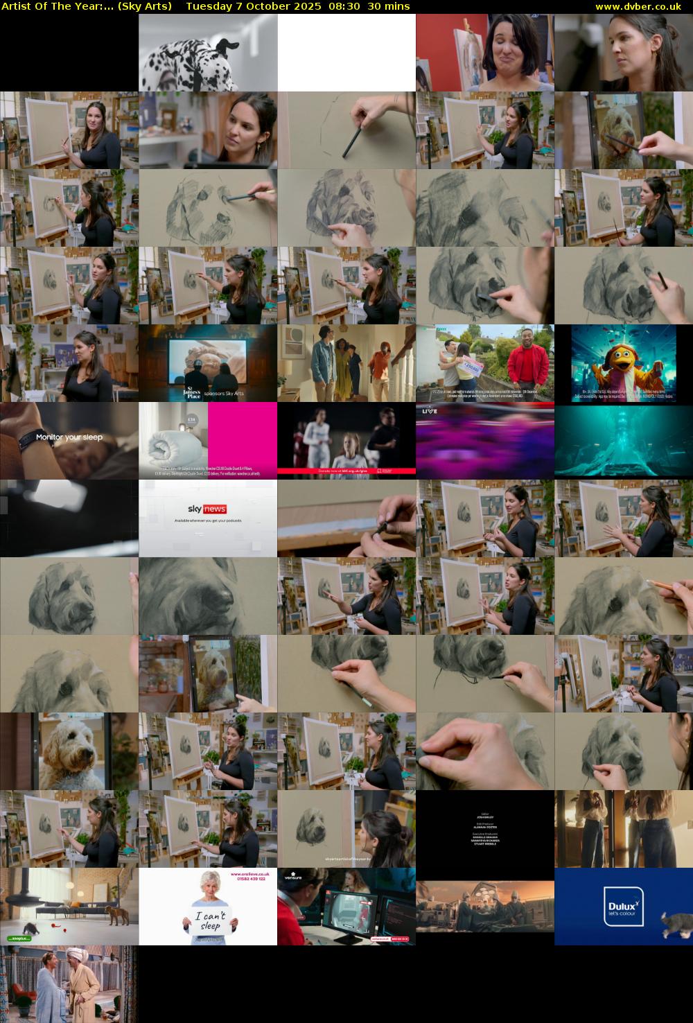 Artist Of The Year:... (Sky Arts) Tuesday 7 October 2025 08:30 - 09:00