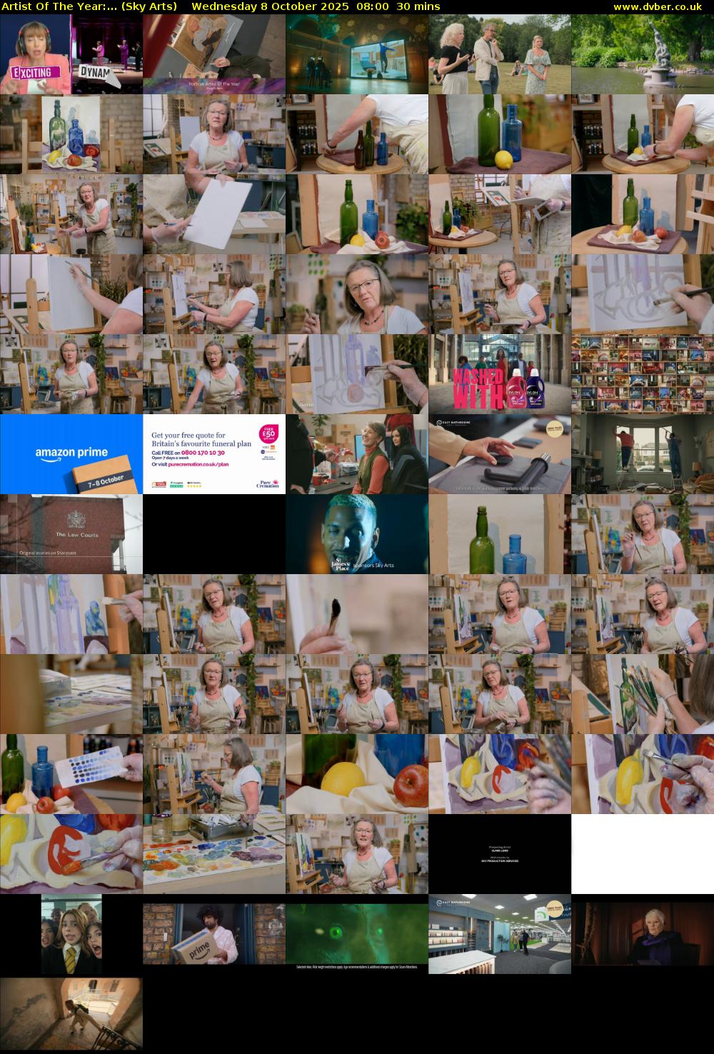 Artist Of The Year:... (Sky Arts) Wednesday 8 October 2025 08:00 - 08:30