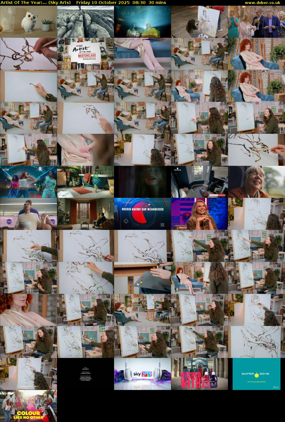 Artist Of The Year:... (Sky Arts) Friday 10 October 2025 08:30 - 09:00