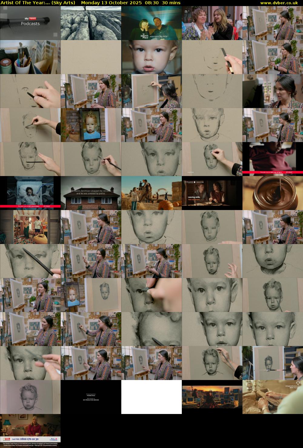 Artist Of The Year:... (Sky Arts) Monday 13 October 2025 08:30 - 09:00