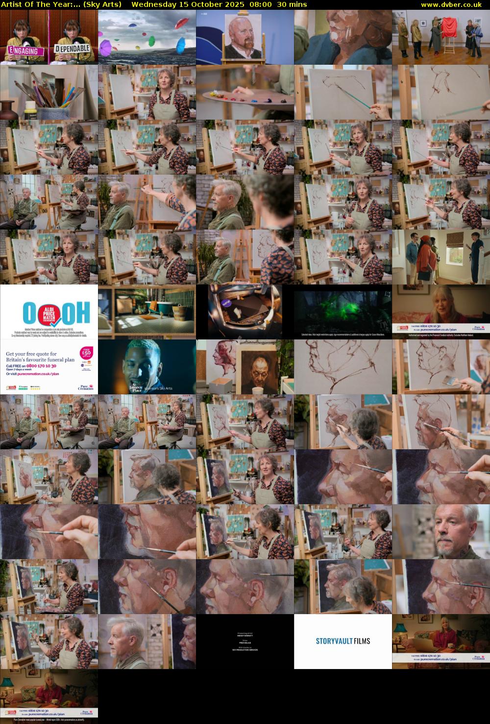 Artist Of The Year:... (Sky Arts) Wednesday 15 October 2025 08:00 - 08:30