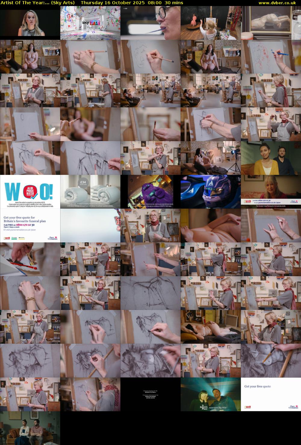 Artist Of The Year:... (Sky Arts) Thursday 16 October 2025 08:00 - 08:30