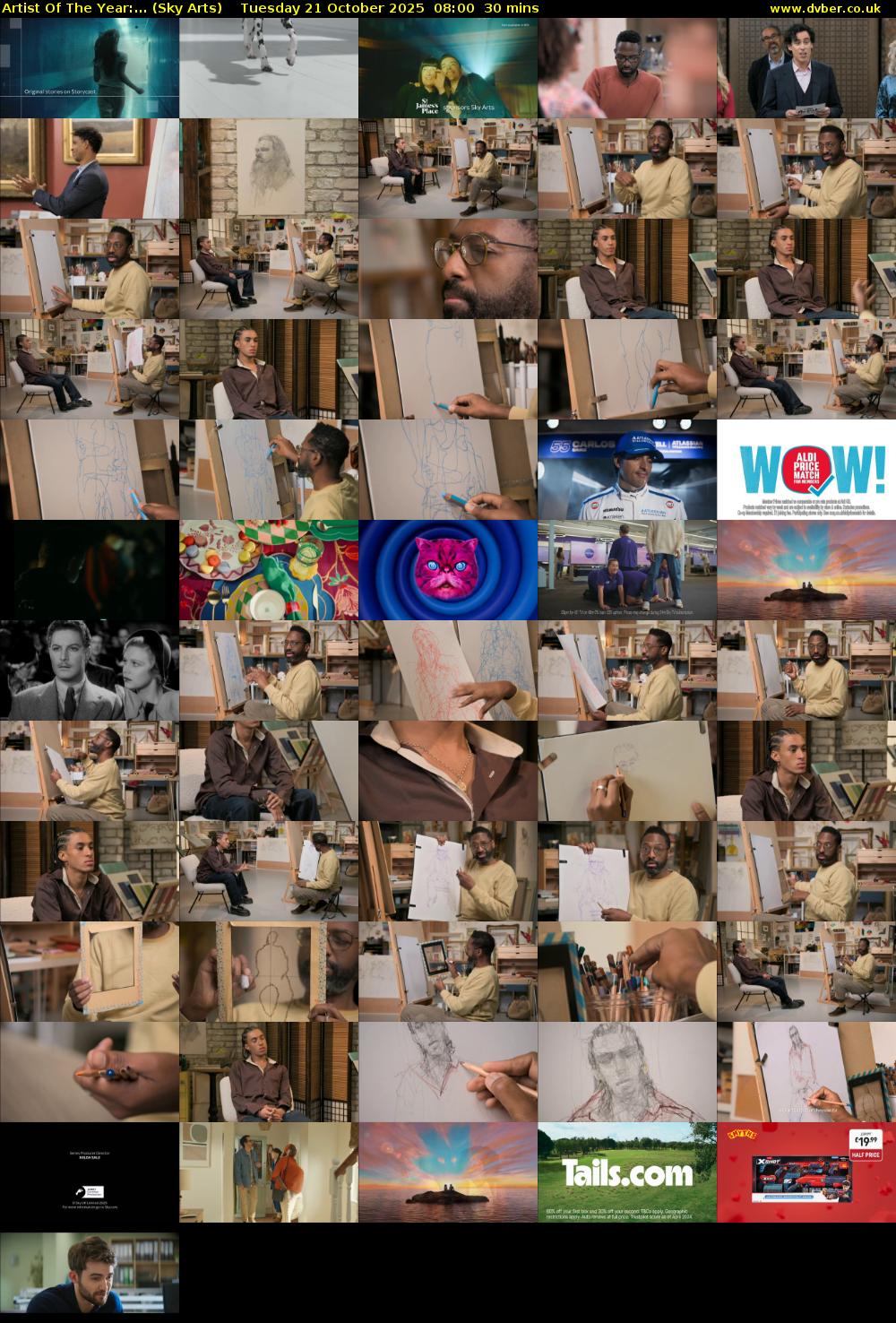 Artist Of The Year:... (Sky Arts) Tuesday 21 October 2025 08:00 - 08:30