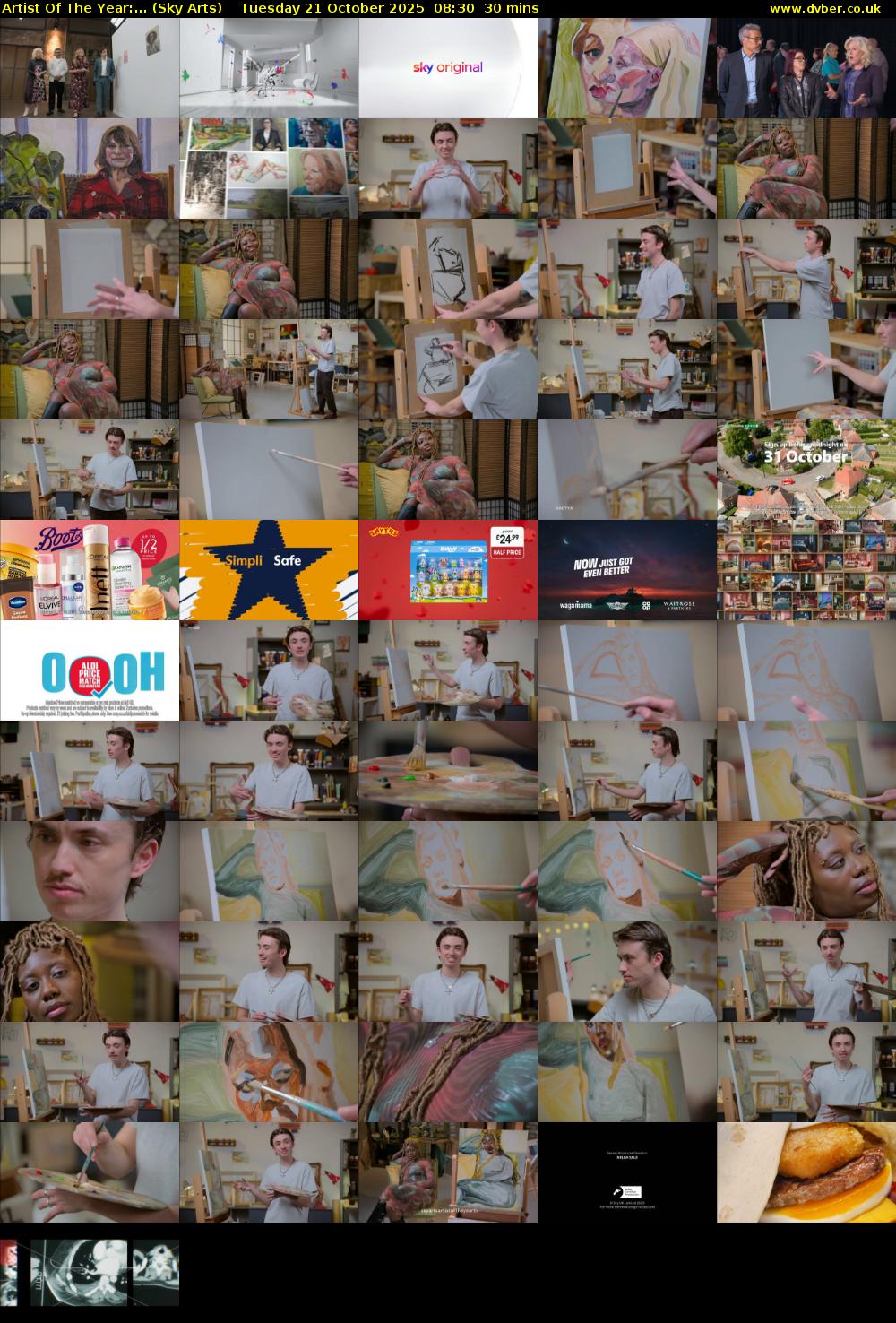 Artist Of The Year:... (Sky Arts) Tuesday 21 October 2025 08:30 - 09:00