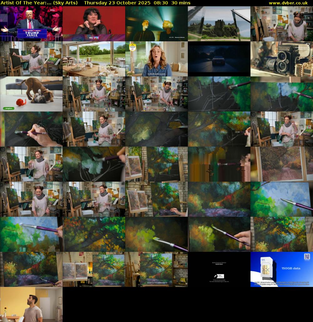 Artist Of The Year:... (Sky Arts) Thursday 23 October 2025 08:30 - 09:00