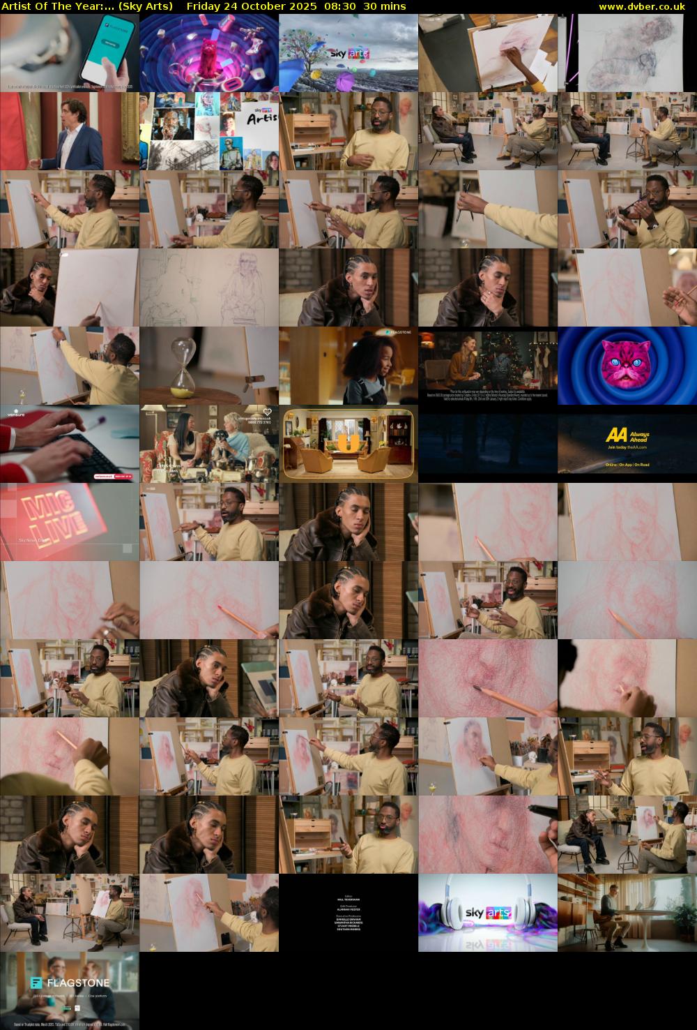 Artist Of The Year:... (Sky Arts) Friday 24 October 2025 08:30 - 09:00