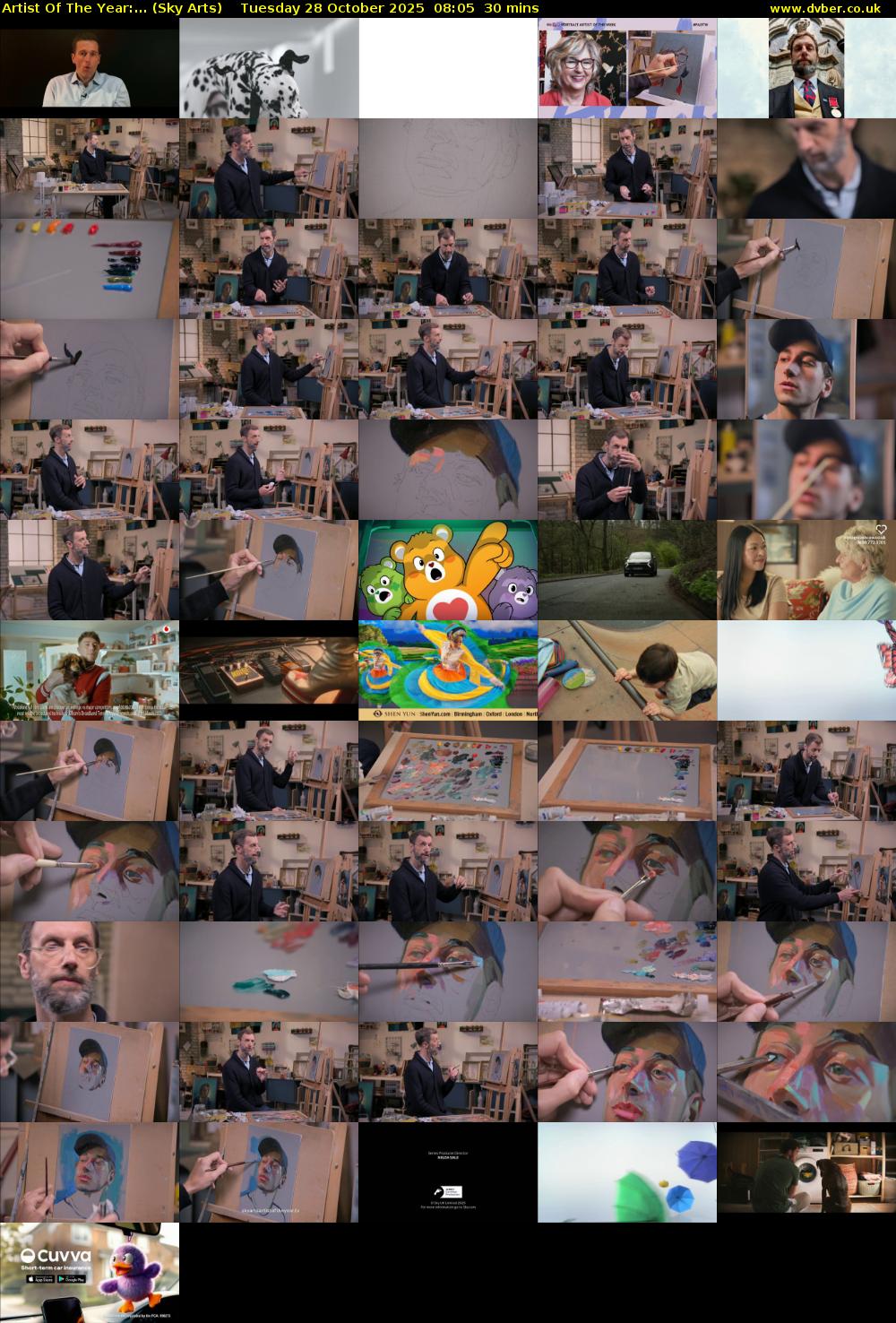 Artist Of The Year:... (Sky Arts) Tuesday 28 October 2025 08:05 - 08:35