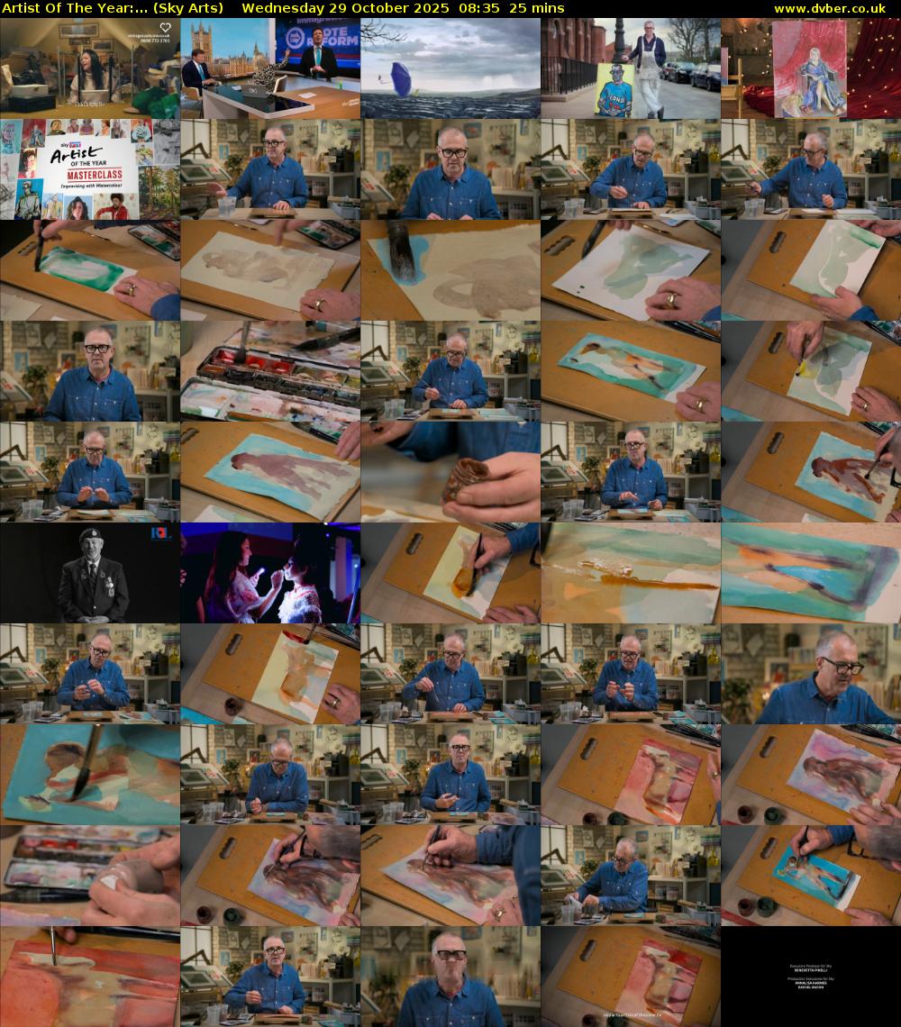 Artist Of The Year:... (Sky Arts) Wednesday 29 October 2025 08:35 - 09:00