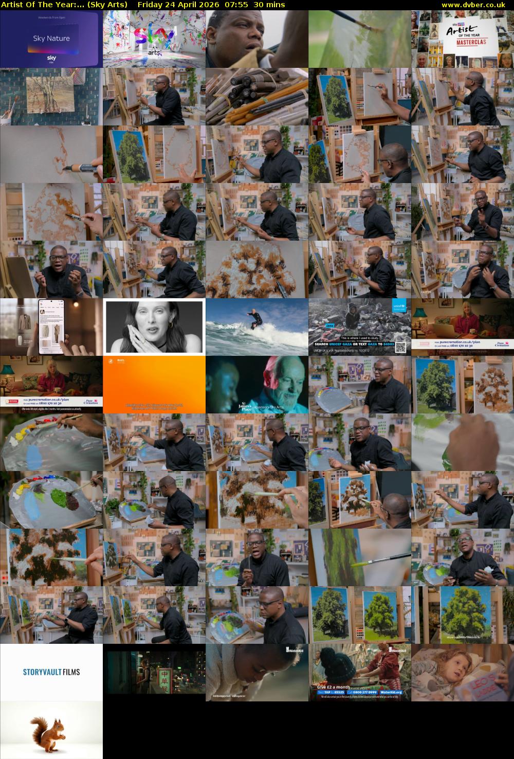 Artist Of The Year:... (Sky Arts) Friday 24 April 2026 07:55 - 08:25