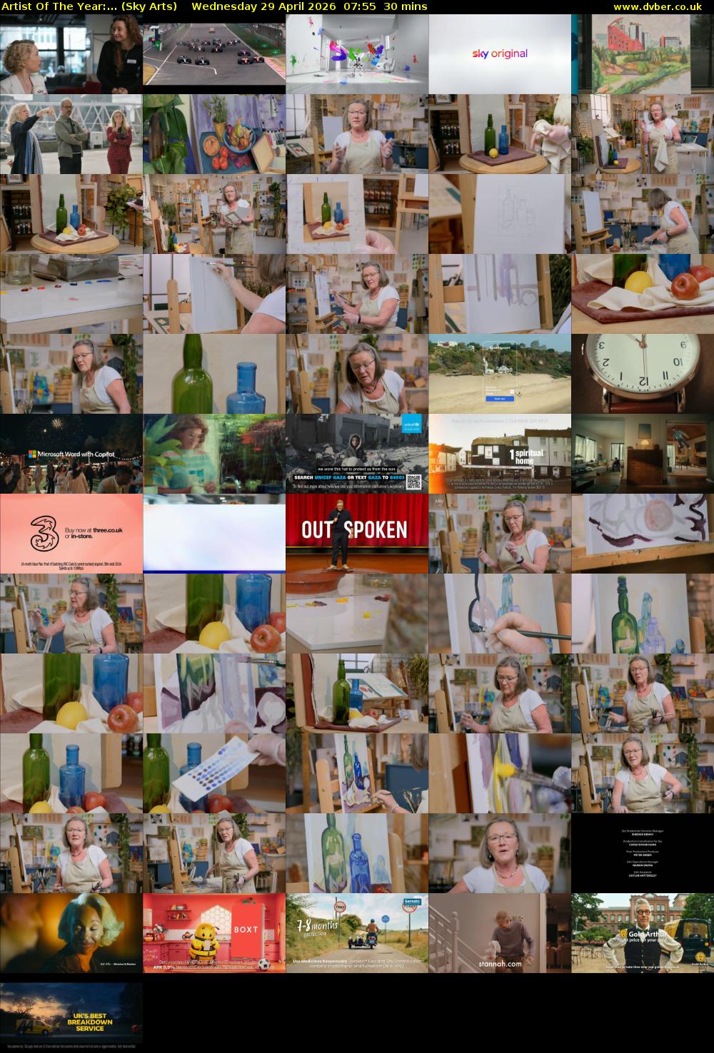 Artist Of The Year:... (Sky Arts) Wednesday 29 April 2026 07:55 - 08:25