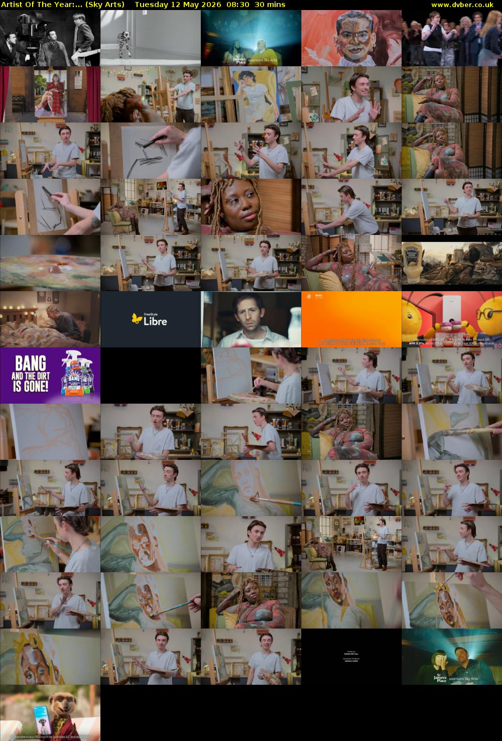 Artist Of The Year:... (Sky Arts) Tuesday 12 May 2026 08:30 - 09:00