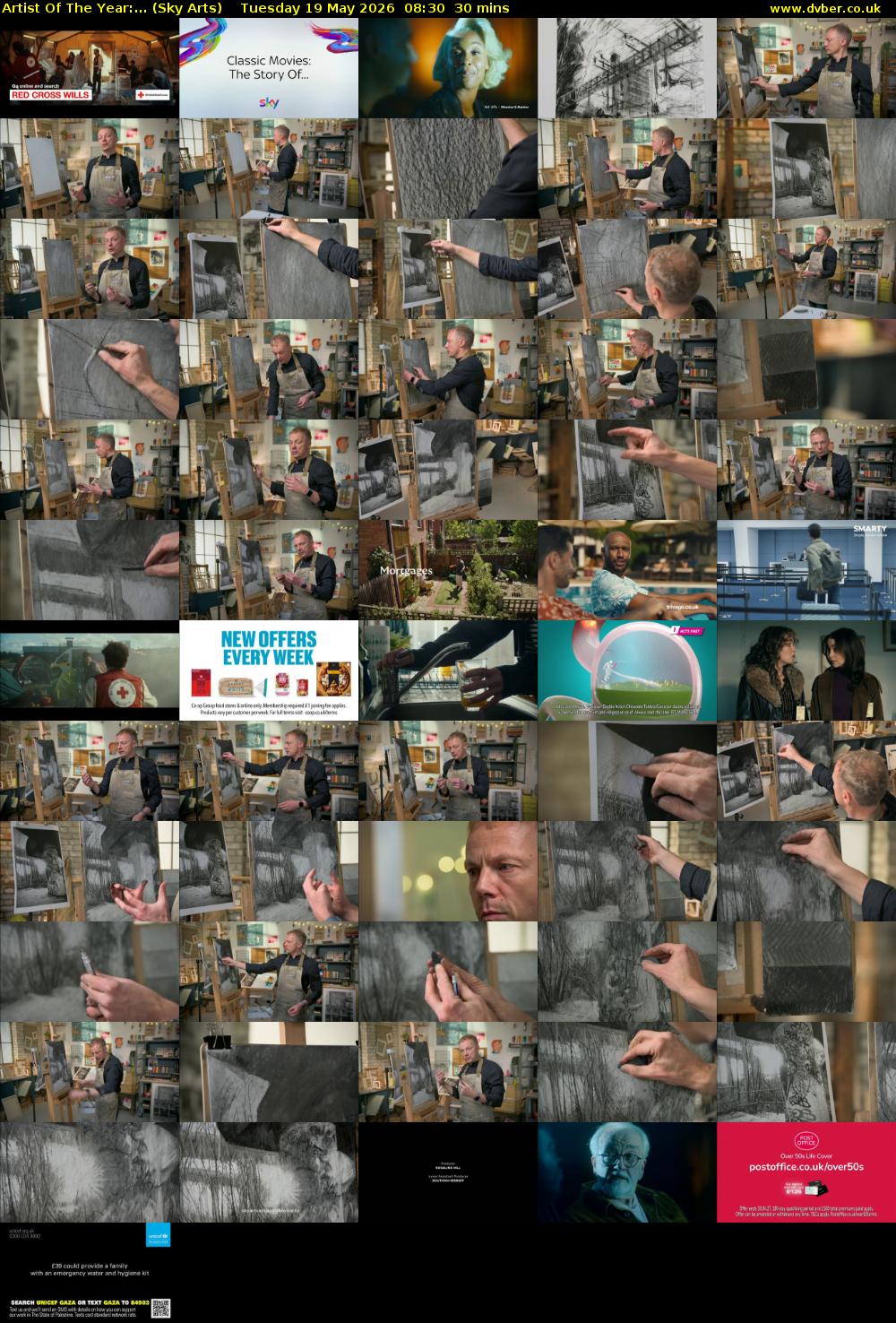 Artist Of The Year:... (Sky Arts) Tuesday 19 May 2026 08:30 - 09:00