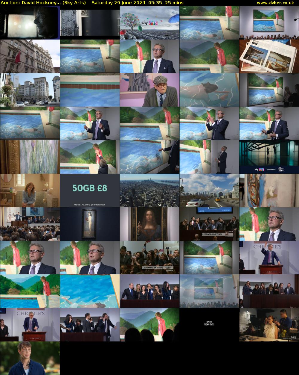 Auction: David Hockney... (Sky Arts) Saturday 29 June 2024 05:35 - 06:00