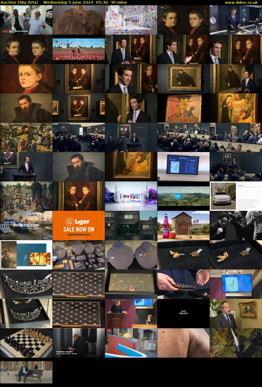 Auction (Sky Arts) Wednesday 5 June 2024 05:30 - 06:00