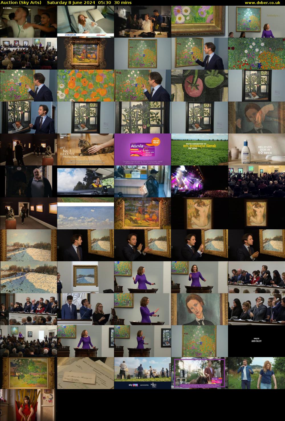 Auction (Sky Arts) Saturday 8 June 2024 05:30 - 06:00
