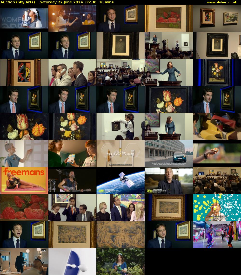 Auction (Sky Arts) Saturday 22 June 2024 05:30 - 06:00