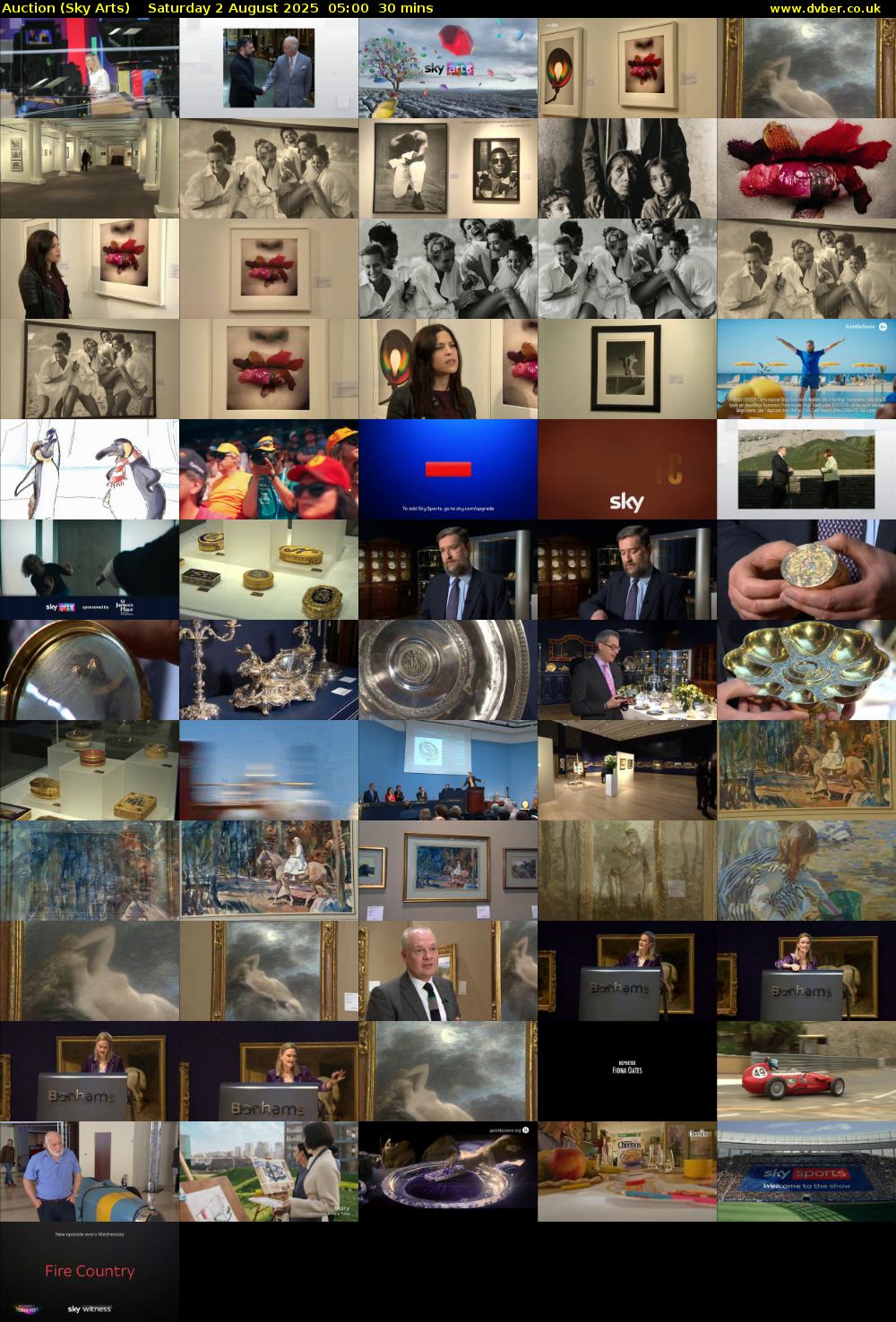 Auction (Sky Arts) Saturday 2 August 2025 05:00 - 05:30