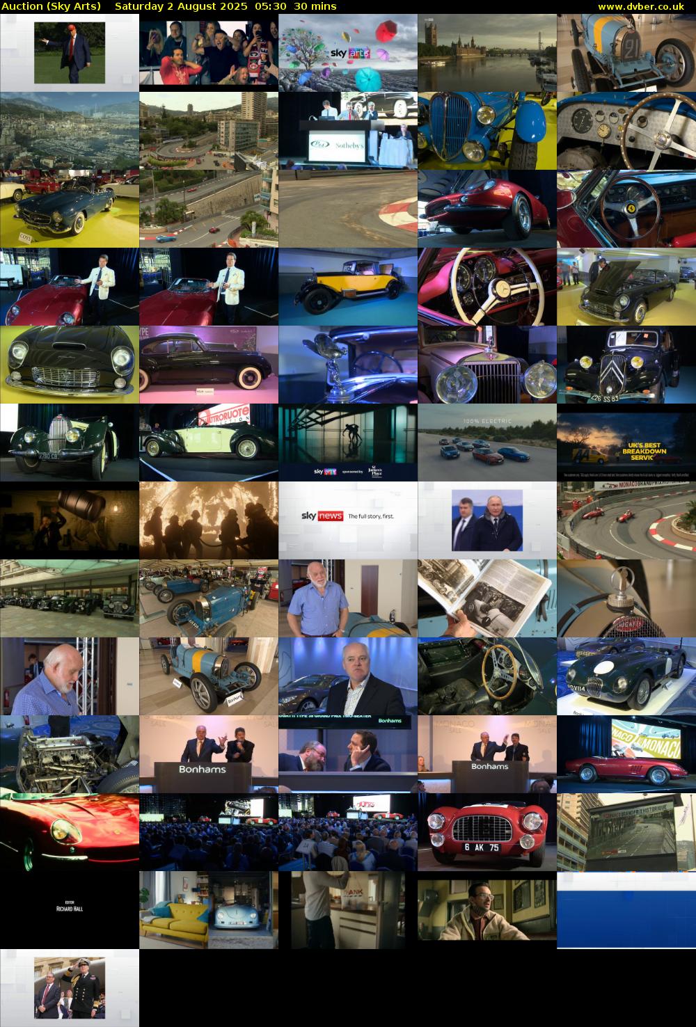 Auction (Sky Arts) Saturday 2 August 2025 05:30 - 06:00