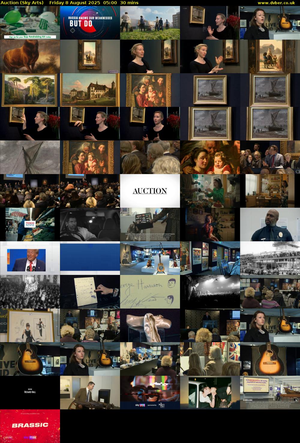 Auction (Sky Arts) Friday 8 August 2025 05:00 - 05:30