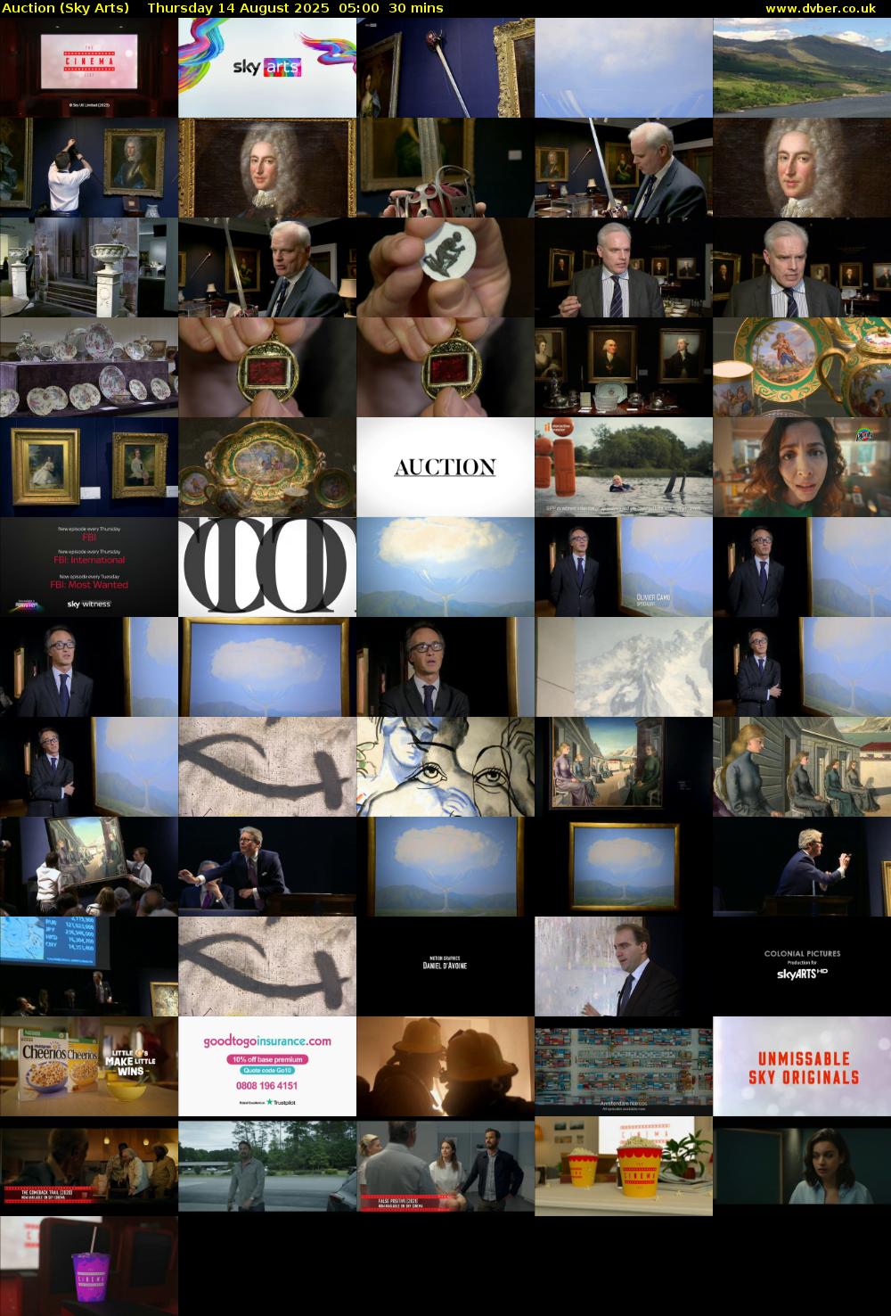 Auction (Sky Arts) Thursday 14 August 2025 05:00 - 05:30