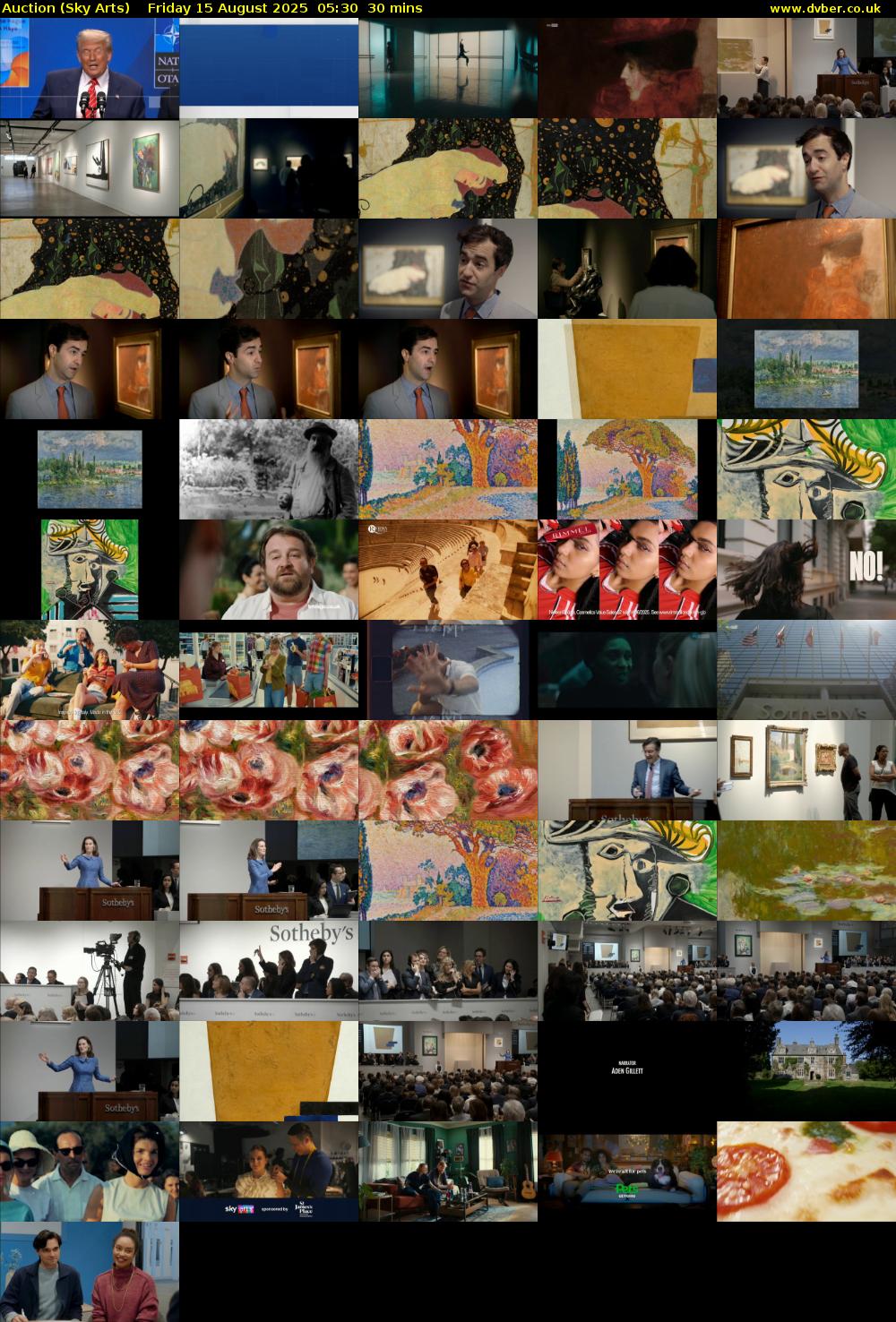 Auction (Sky Arts) Friday 15 August 2025 05:30 - 06:00