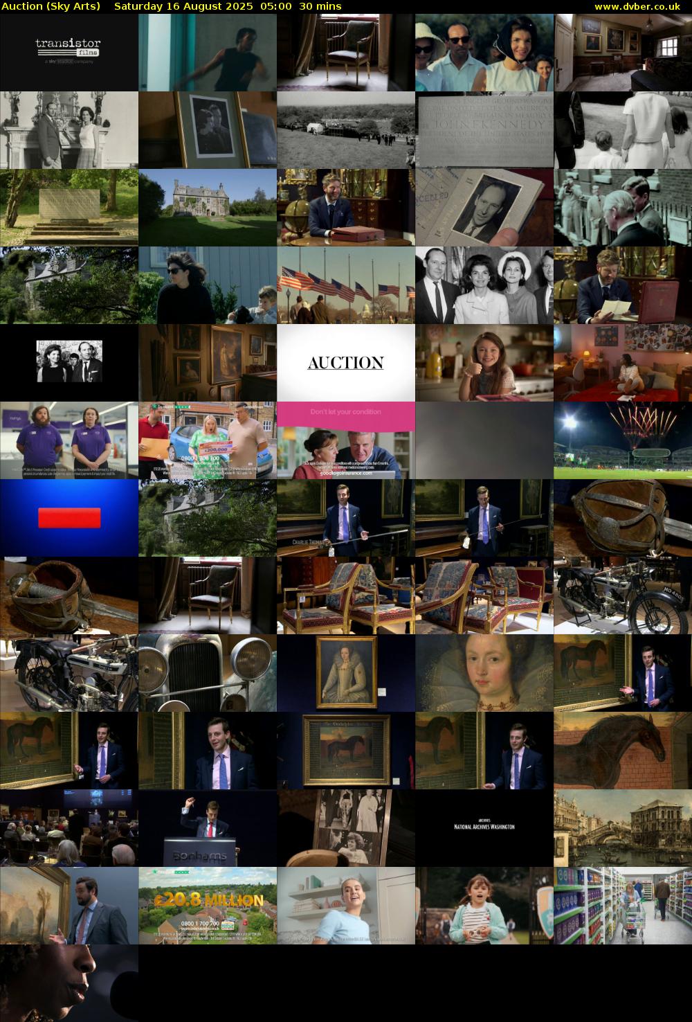 Auction (Sky Arts) Saturday 16 August 2025 05:00 - 05:30