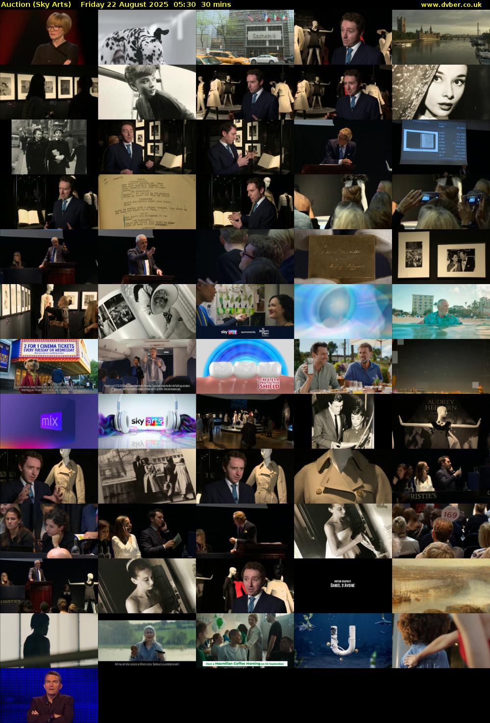 Auction (Sky Arts) Friday 22 August 2025 05:30 - 06:00