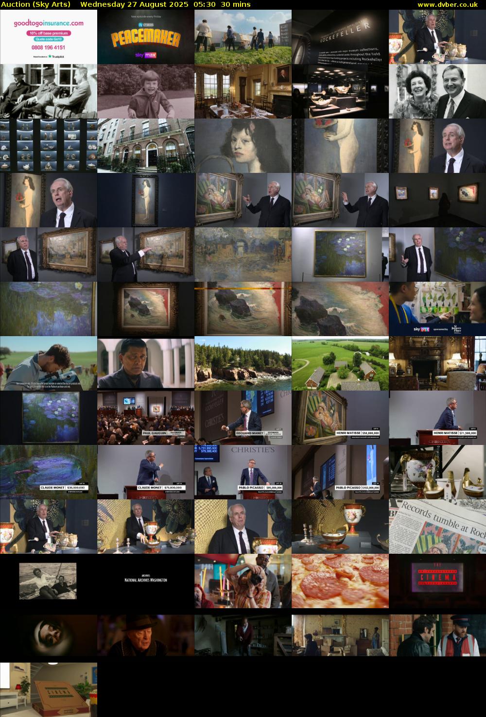 Auction (Sky Arts) Wednesday 27 August 2025 05:30 - 06:00