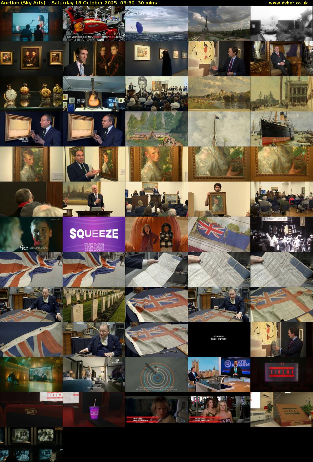 Auction (Sky Arts) Saturday 18 October 2025 05:30 - 06:00
