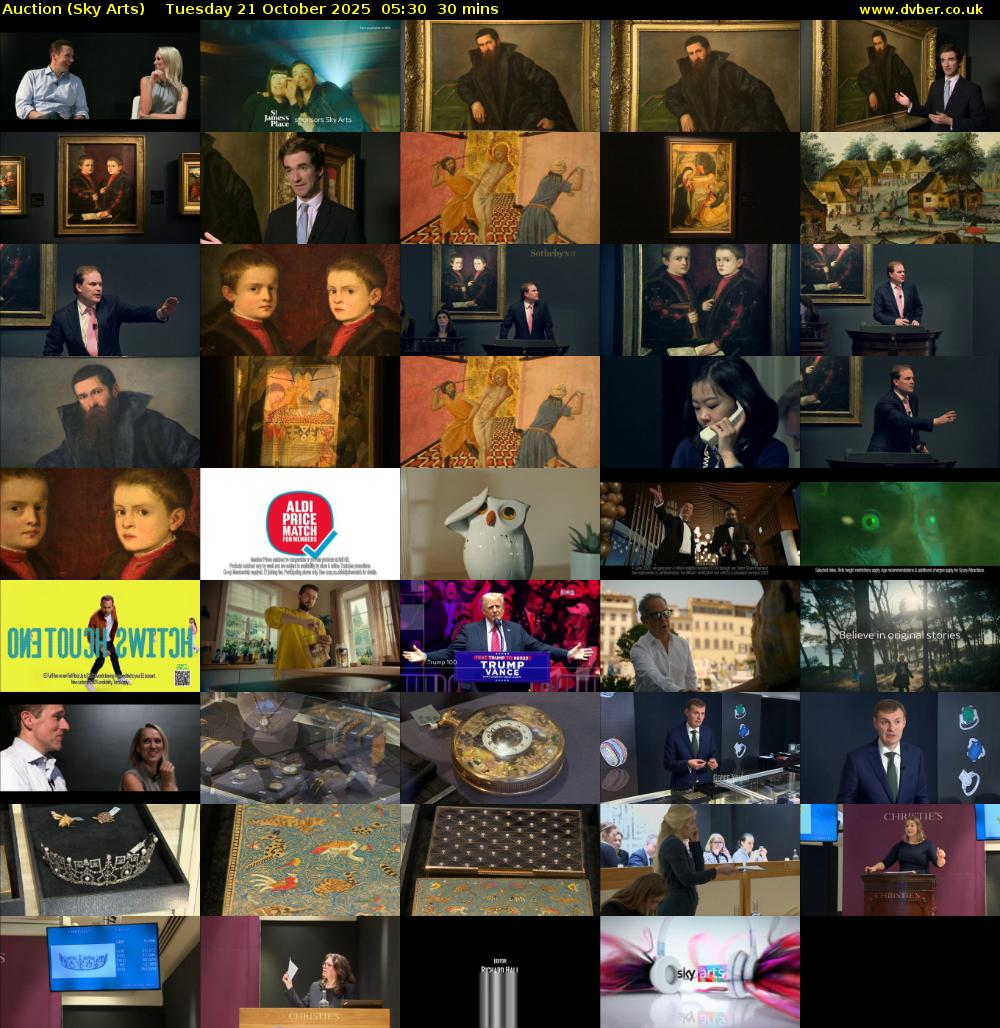Auction (Sky Arts) Tuesday 21 October 2025 05:30 - 06:00