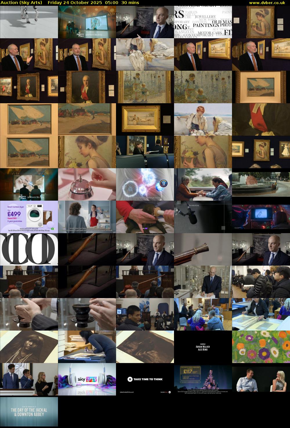 Auction (Sky Arts) Friday 24 October 2025 05:00 - 05:30