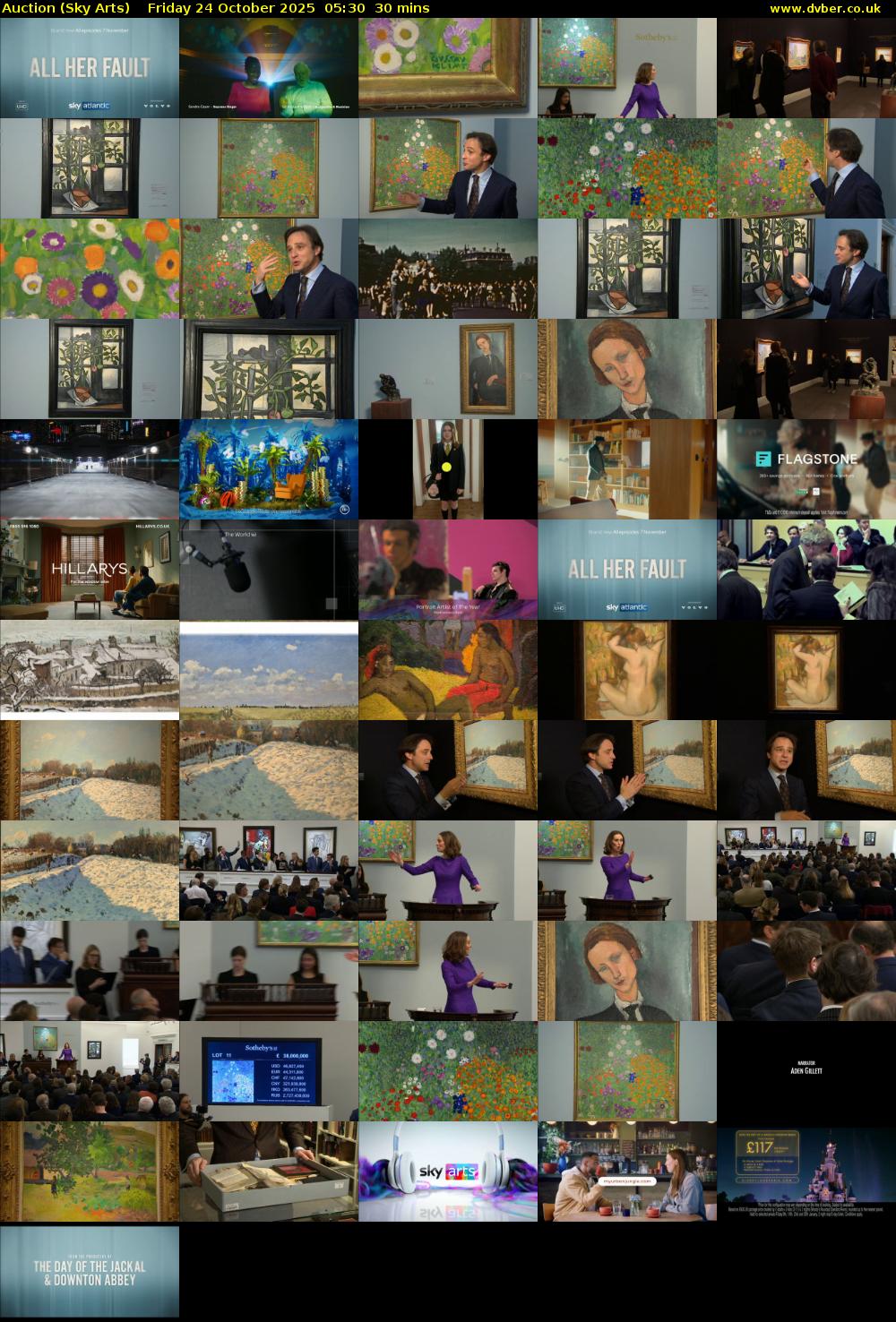 Auction (Sky Arts) Friday 24 October 2025 05:30 - 06:00