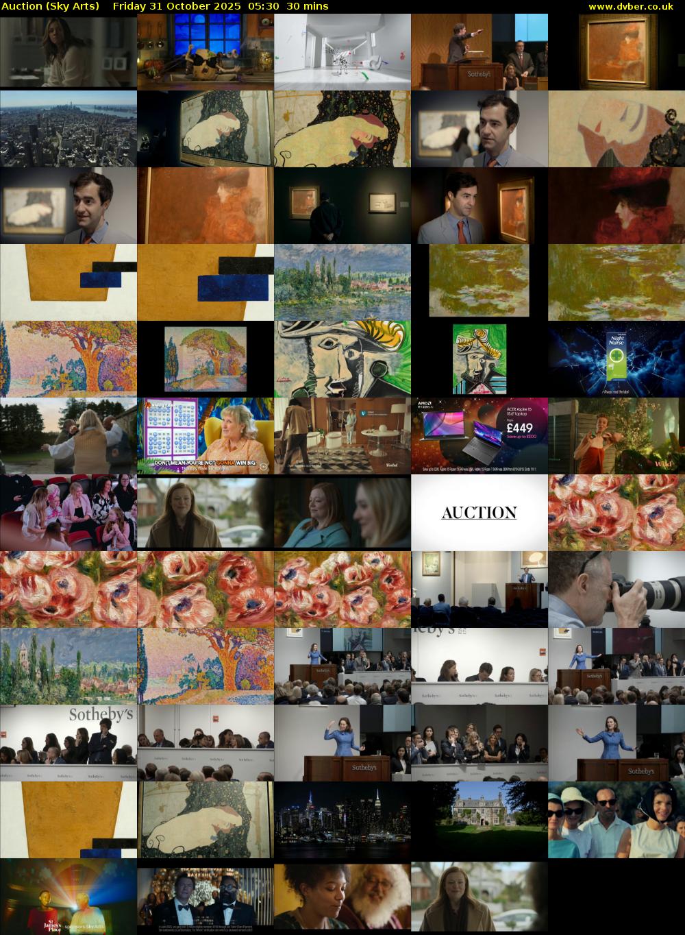 Auction (Sky Arts) Friday 31 October 2025 05:30 - 06:00
