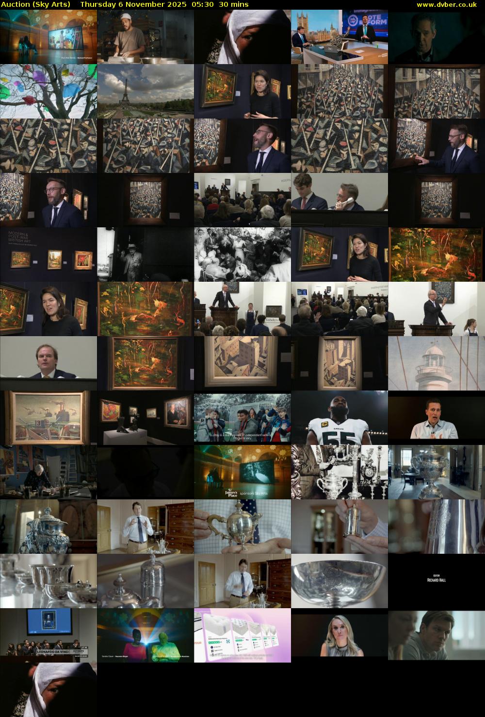 Auction (Sky Arts) Thursday 6 November 2025 05:30 - 06:00