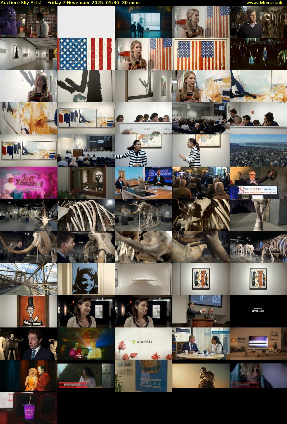 Auction (Sky Arts) Friday 7 November 2025 05:30 - 06:00