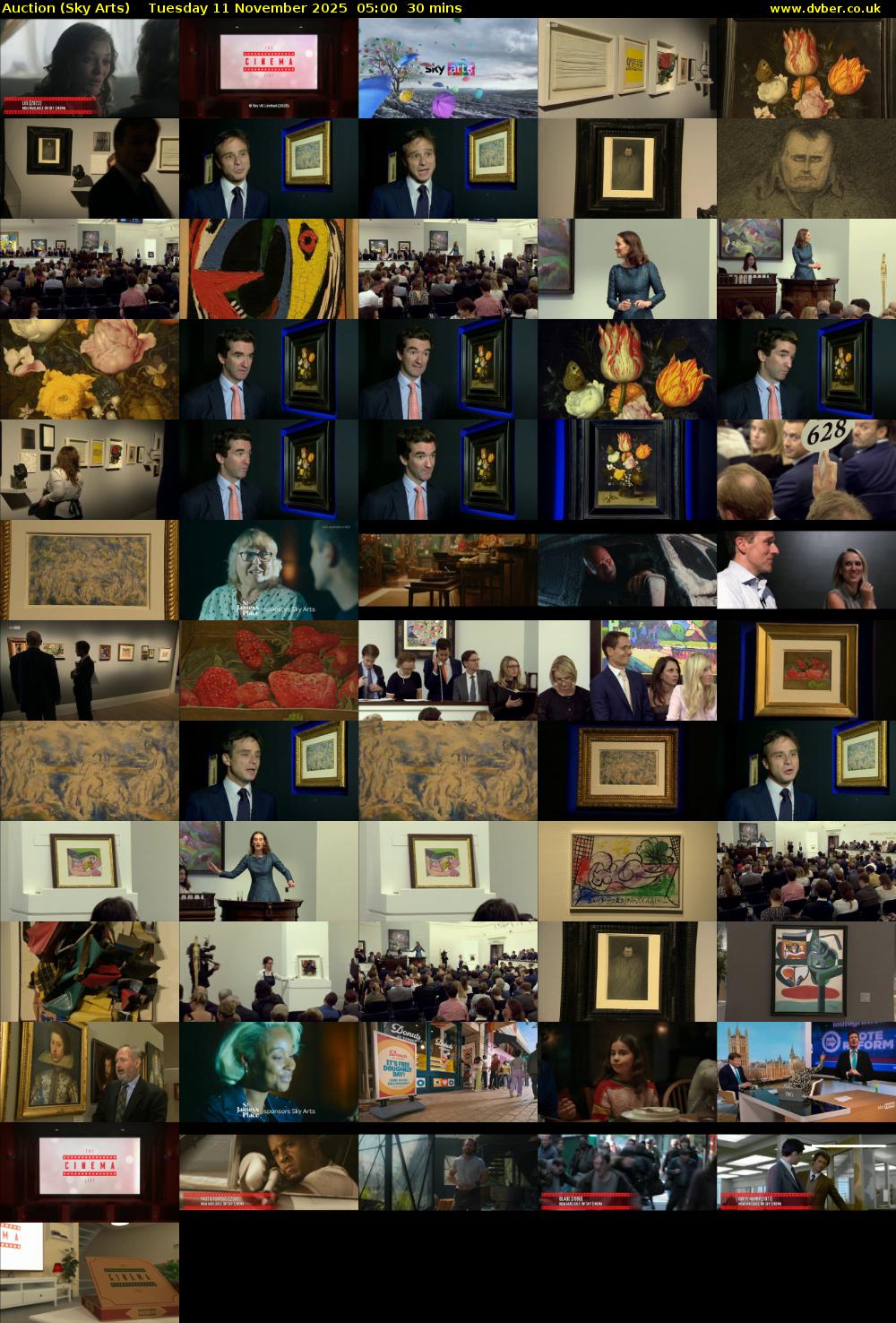 Auction (Sky Arts) Tuesday 11 November 2025 05:00 - 05:30
