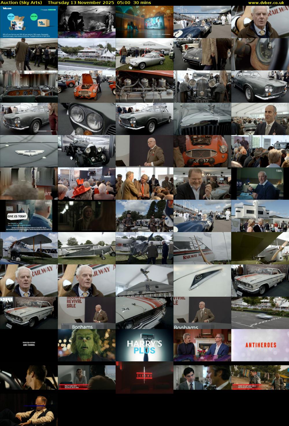 Auction (Sky Arts) Thursday 13 November 2025 05:00 - 05:30