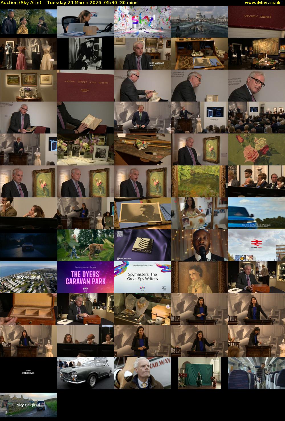 Auction (Sky Arts) Tuesday 24 March 2026 05:30 - 06:00