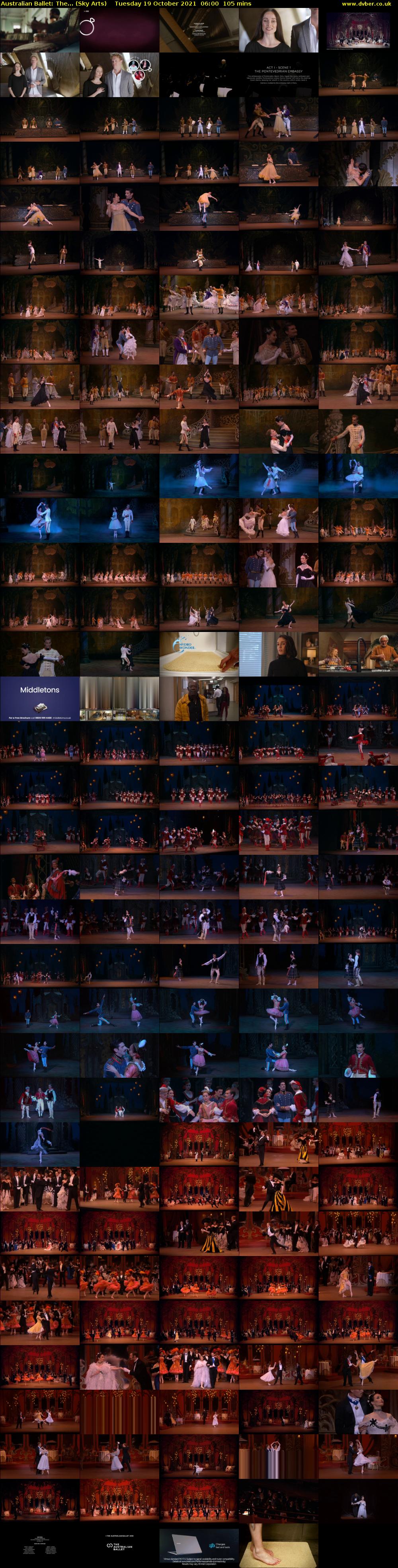 Australian Ballet: The... (Sky Arts) Tuesday 19 October 2021 06:00 - 07:45