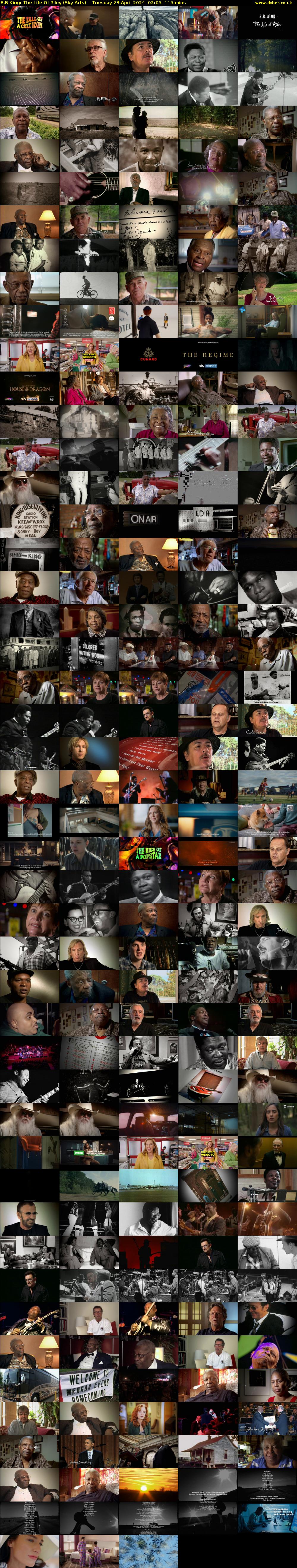 B.B King: The Life Of Riley (Sky Arts) Tuesday 23 April 2024 02:05 - 04:00