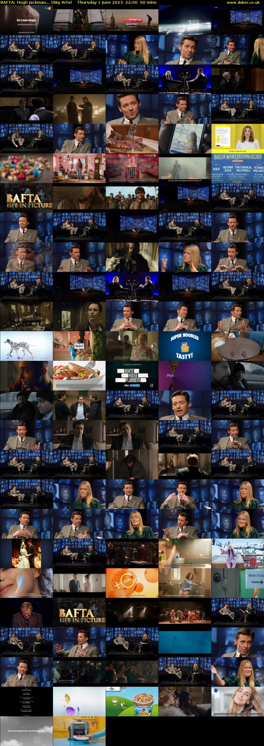 BAFTA: Hugh Jackman... (Sky Arts) Thursday 1 June 2023 22:00 - 23:00