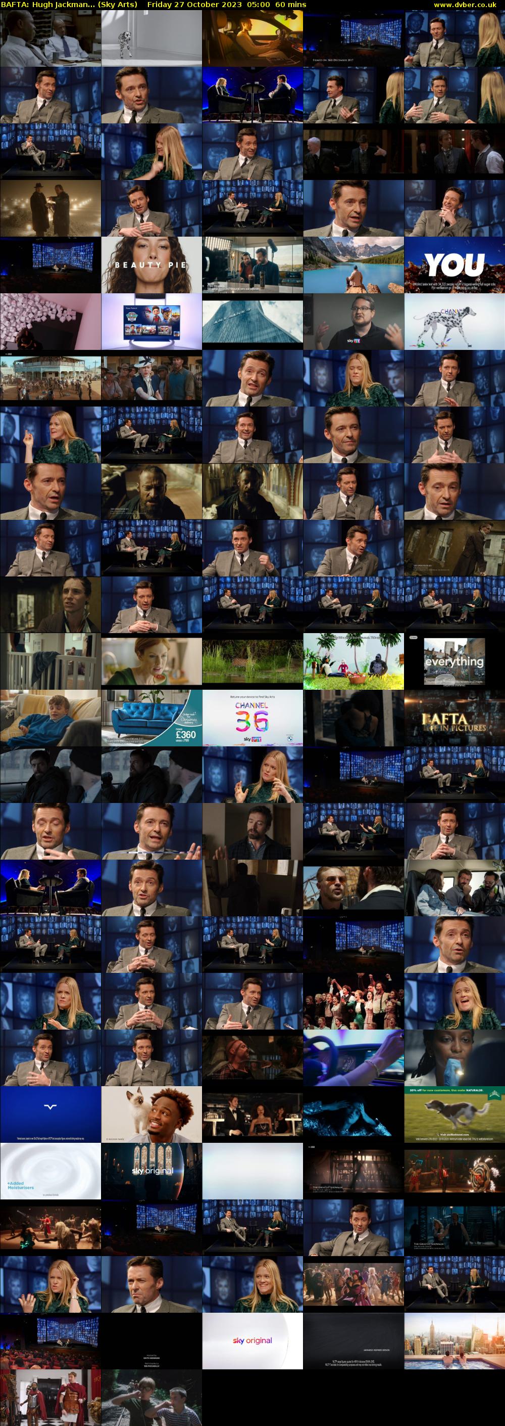 BAFTA: Hugh Jackman... (Sky Arts) Friday 27 October 2023 05:00 - 06:00
