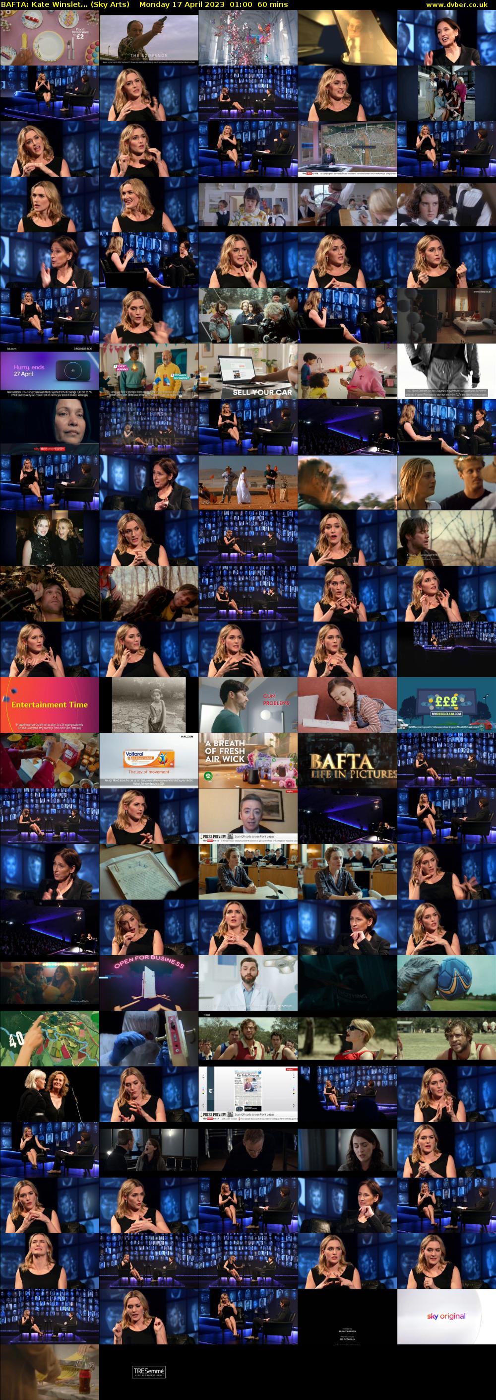 BAFTA: Kate Winslet... (Sky Arts) Monday 17 April 2023 01:00 - 02:00