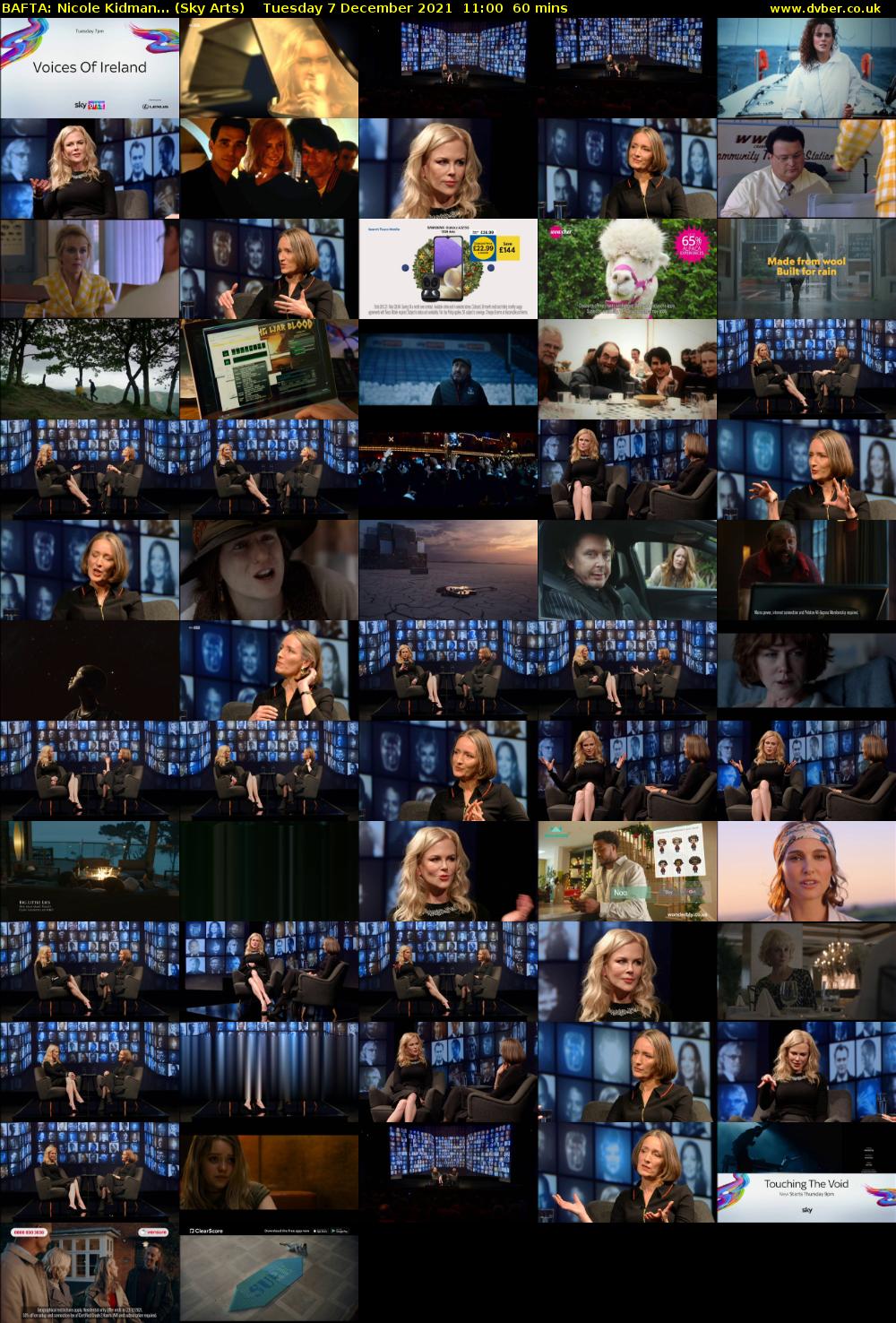 BAFTA: Nicole Kidman... (Sky Arts) Tuesday 7 December 2021 11:00 - 12:00