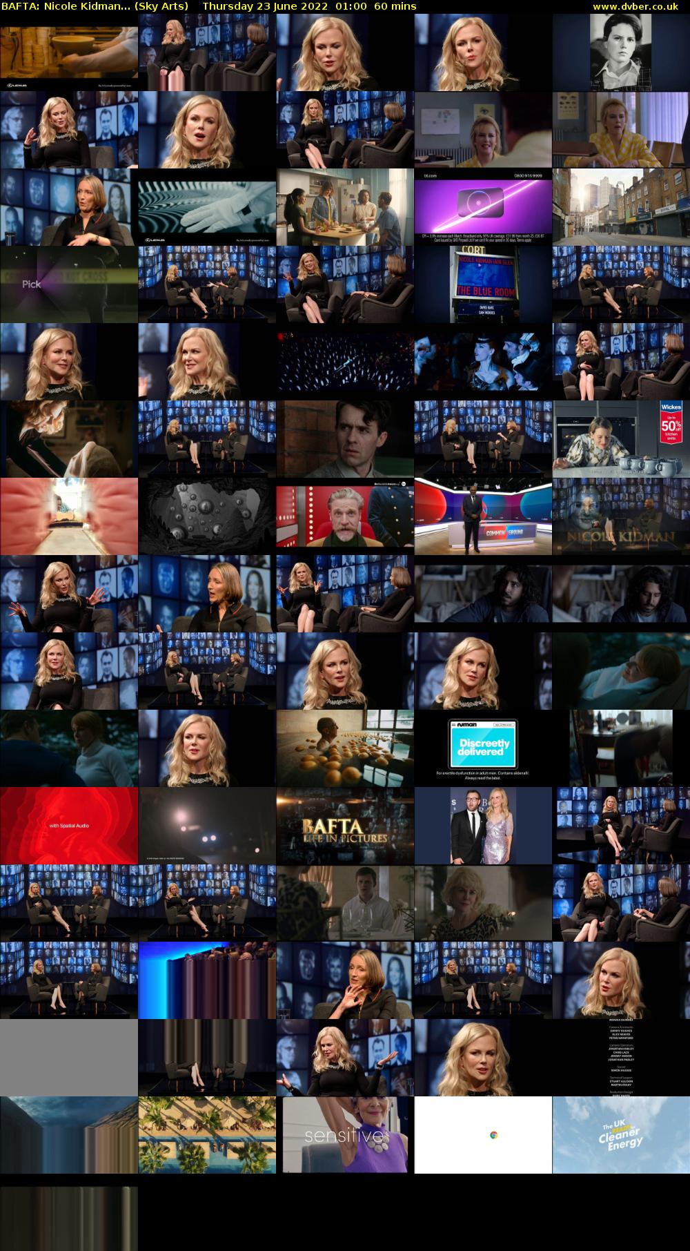 BAFTA: Nicole Kidman... (Sky Arts) Thursday 23 June 2022 01:00 - 02:00