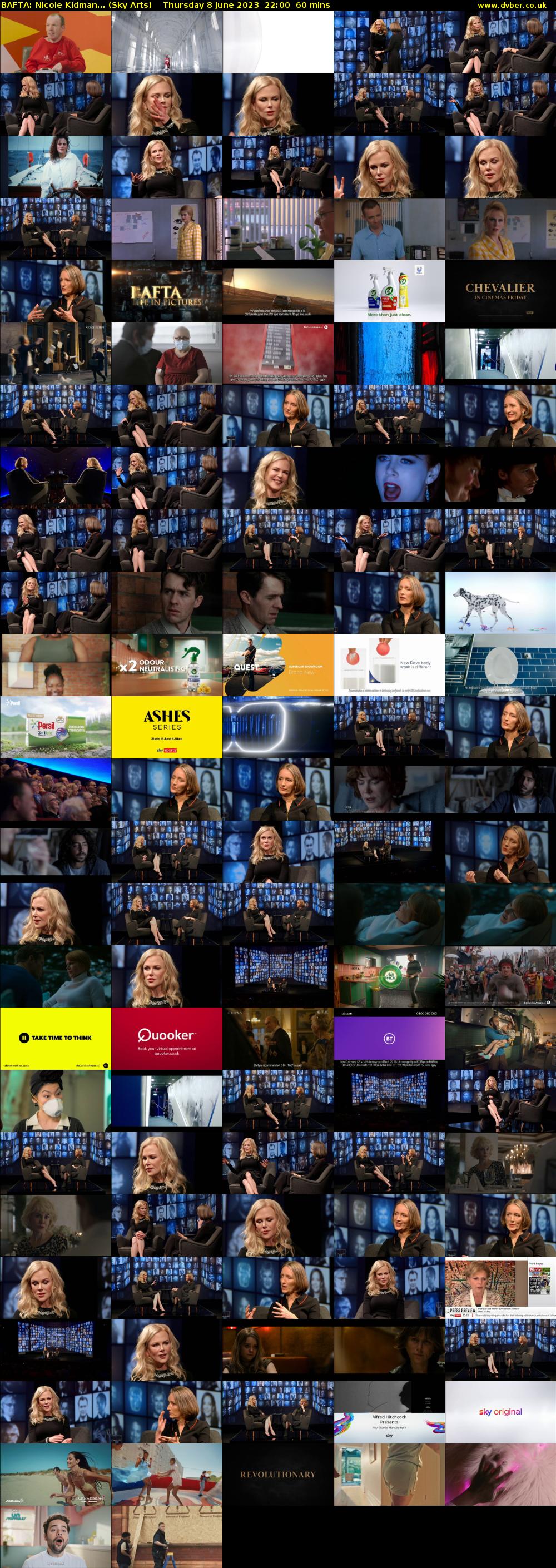 BAFTA: Nicole Kidman... (Sky Arts) Thursday 8 June 2023 22:00 - 23:00