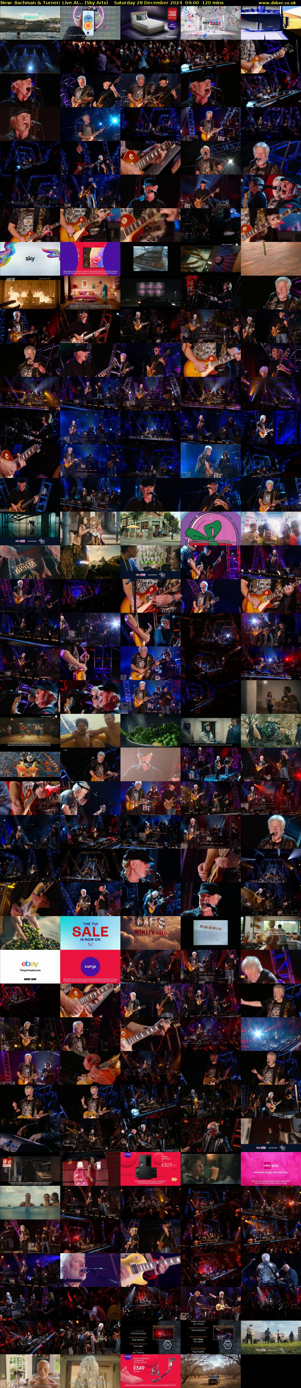Bachman & Turner: Live At... (Sky Arts) Saturday 28 December 2024 04:00 - 06:00