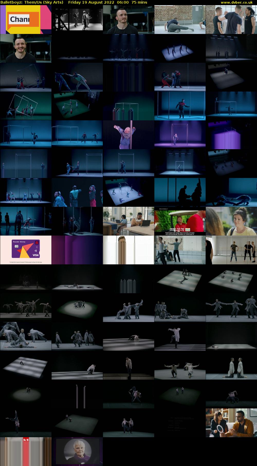 Balletboyz: Them/Us (Sky Arts) Friday 19 August 2022 06:00 - 07:15
