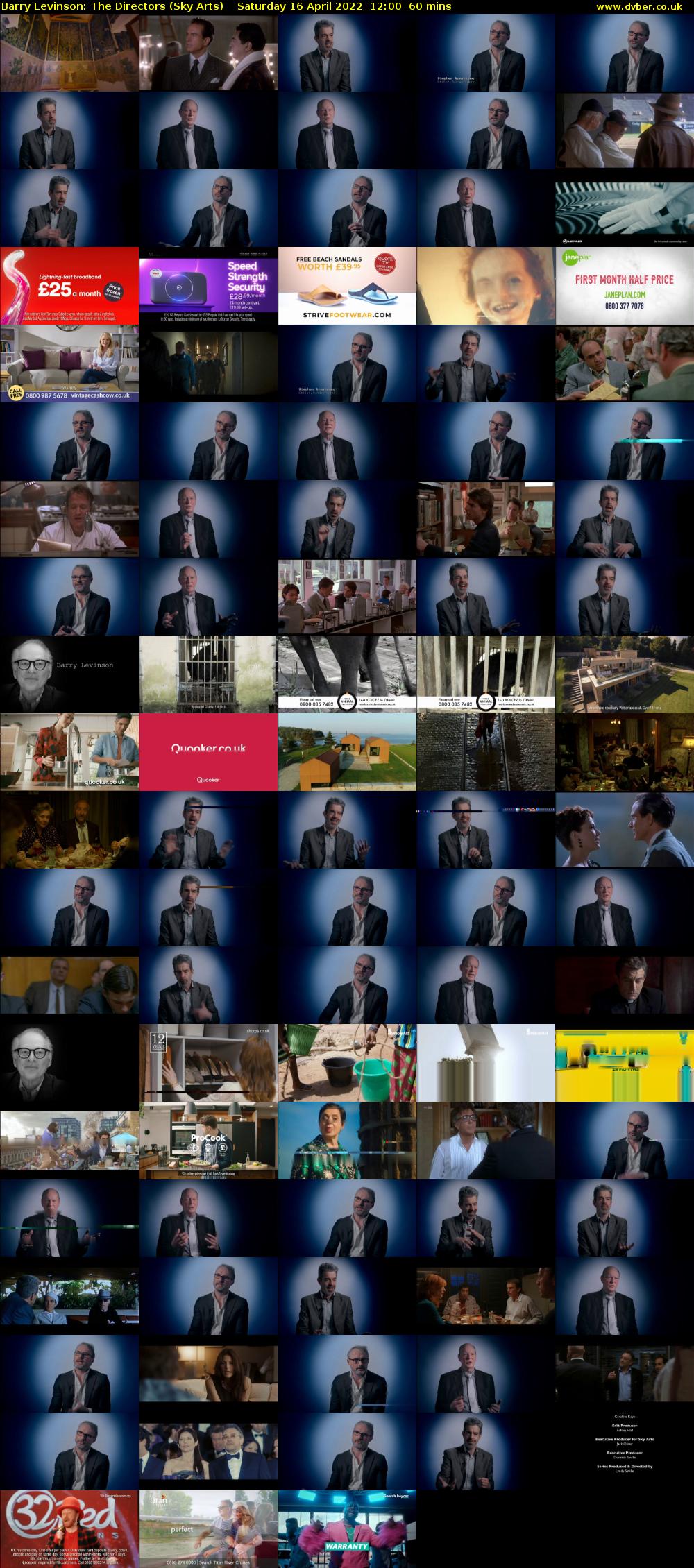 Barry Levinson: The Directors (Sky Arts) Saturday 16 April 2022 12:00 - 13:00