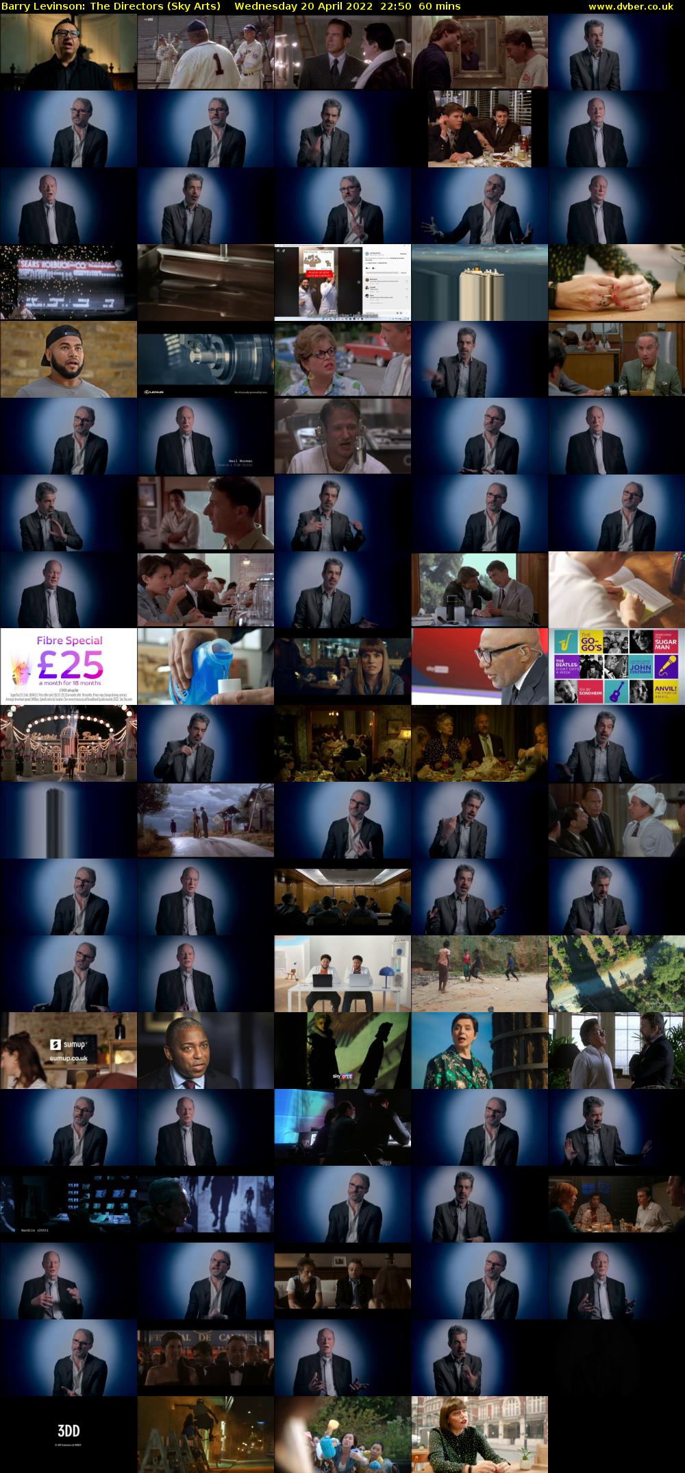 Barry Levinson: The Directors (Sky Arts) Wednesday 20 April 2022 22:50 - 23:50